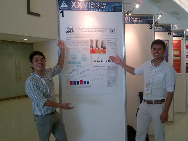 fmdiabetes's tweet photo. Autores de trabajo libre @toyokazuuchida @heector_ra #XXVICongresoDiabetes http://t.co/cliCZxR8HE