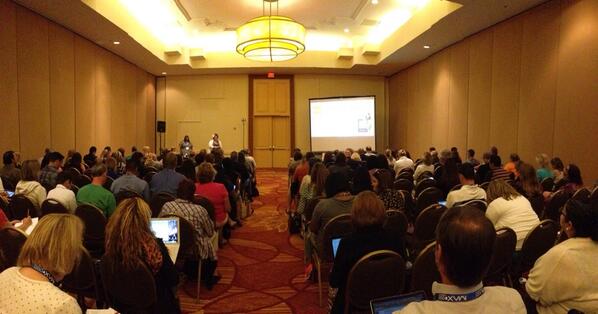 CloutierTeach's tweet photo. Bhavini and Jessica rocking CUE #packwoman208 #cue2014 http://t.co/WdRrFrxNhN