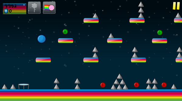 BouncersAdvent's tweet photo. New update available today. Includes 10 new levels in a world of RAINBOWS! http://t.co/sJyHDywGk6