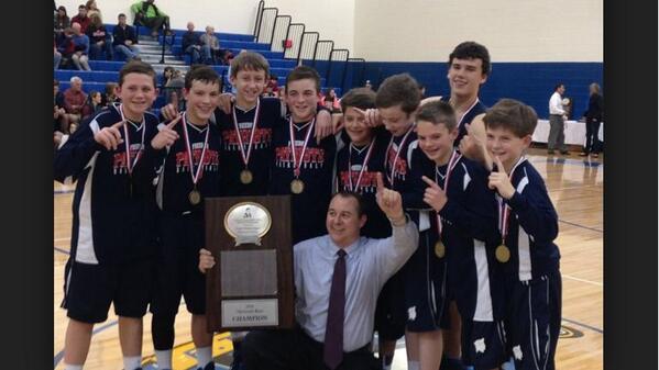 Congratulations to the 7th grade boys basketball team for being the 2014 county champions!