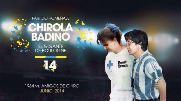 Ya es oficial.. Partido despedida al Gigante... <a href="/chirobadino/">Agustin badino</a> Gracias por tanto!!!!