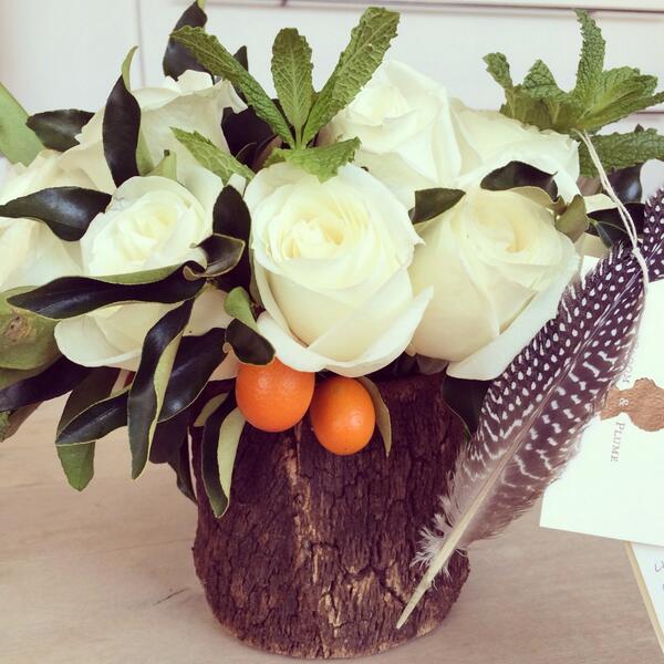 TwelfthStreet's tweet image. Thank you @piperlime for the lovely #flowers! #piperlime #springfever #feather #roses #mint #poppies #kumquats