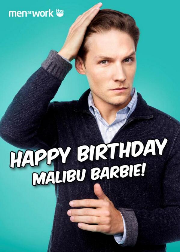 Wish @michaelcassidy a very happy birthday! #MenAtWork #MalibuBarbie