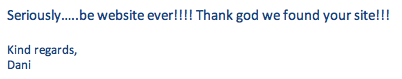 pheditorAU's tweet photo. Some wonderful feedback from our newest customer! Thanks Dani!! http://t.co/eheyrA6eVj