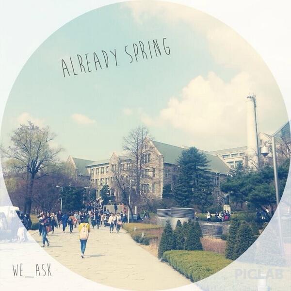 ask_we's tweet image. 봄봄봄 봄이 다가왔네요~~~~~
젊음이 묻습니다도 봄맞이 새단장중이랍니다!
기대해주세요^_^