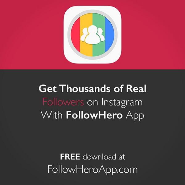 Gabriel56350208's tweet photo. Get Thousands of Real Followers on Instagram with #FollowHero FREE download: http://t.co/oDEo0JuROT http://t.co/uUvrBUvHV8