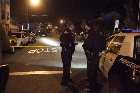 jachristian's tweet image. Another photo from the scene at #Holloway and #Brighton. Lights shining on the spot shooting took place  #BREAKING