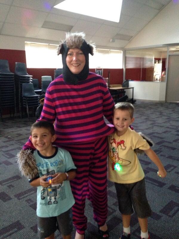 StJosephsS's tweet photo. Mrs Brown, our school Principal, enjoying our disco with the children. http://t.co/SOCMy3FtHj