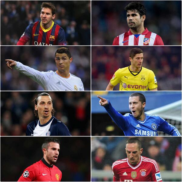 Those #UCL QF 1st legs will be played 1/2 April, 2nd legs on 8/9 April #UCLdraw - fifa.to/1ghJXbd