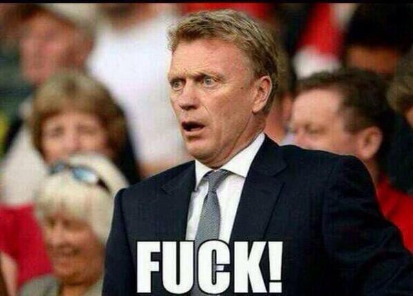 ODDSbible's tweet photo. David Moyes reacts to drawing Bayern Munich... http://t.co/R3dw4ifY4G