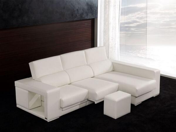 LivingSofas's tweet image. #Chaiselonge modelo AMATISTA 2,70cm con brazo 2 #pouff. Asientos #extensibles y respaldos #abatibles. 999€
