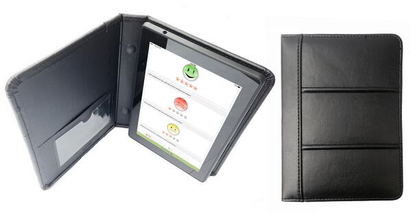 nielsdelater's tweet photo. Testing the new #Feedbackstr smart bill folder! We enable guest #feedback via tablet in hotels and restaurants. http://t.co/sELt2LXsoJ