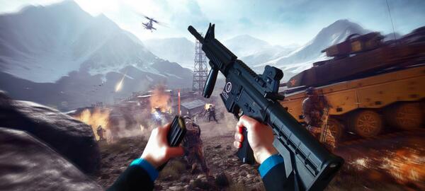 echocontroller's tweet photo. This device is designed as a primary input system for the first-person #shooter games. #controller #virtualreality http://t.co/CZuN4HU4wE