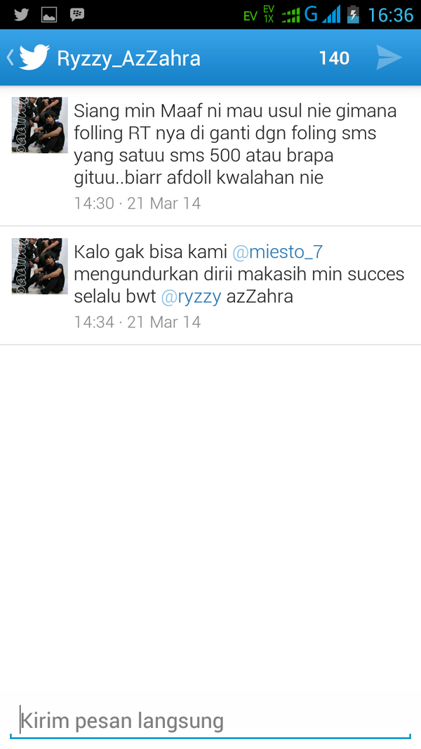 miesto_7's tweet photo. @HanifTzk nih mas ajuan saya kalo saya buat buat lihat jam nya http://t.co/YdEBgk1nnn