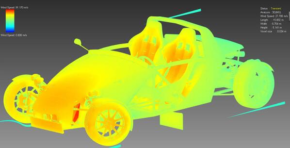 DesignandMotion's tweet image. Surface Pressure Map @ADSKSimulation #FlowDesign &amp;amp; @MPetrikas #P2