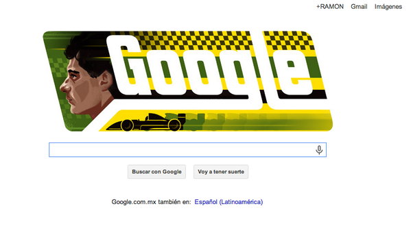 Nos encanta el Doodle de hoy: Ayrton Senna, te extrañamos mucho. CCP Schumacher