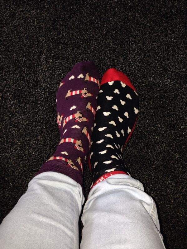 WilbecksBecky's tweet photo. Happy WDSD14 #LotsOfSocks http://t.co/tLWboFiaw9