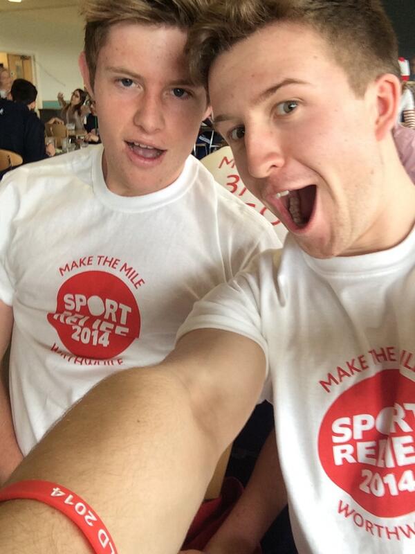 MillfieldMile's tweet photo. The senior prefects are warming up for their mile! #millfieldmile http://t.co/SGHmkWt6Tc