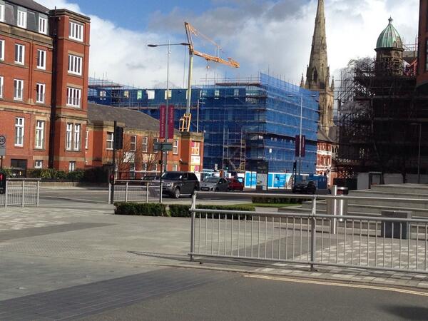 FrameTechLtd's tweet image. Building in the city... Manchester student block 5 weeks in