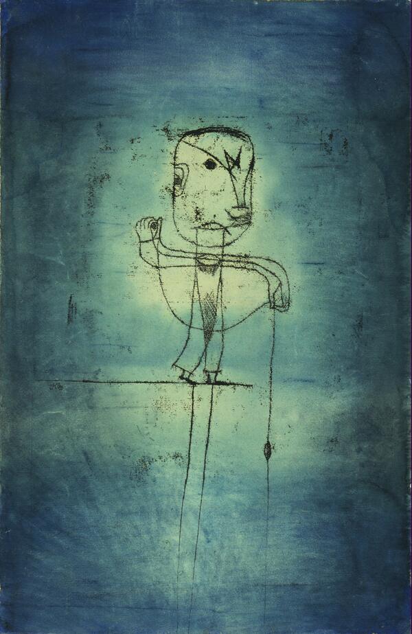 Paul Klee, The Angler denounced  as Degenerate Art, now up at Neue Gallery, NY #modernart neuegalerie.org/exhibitions/it…