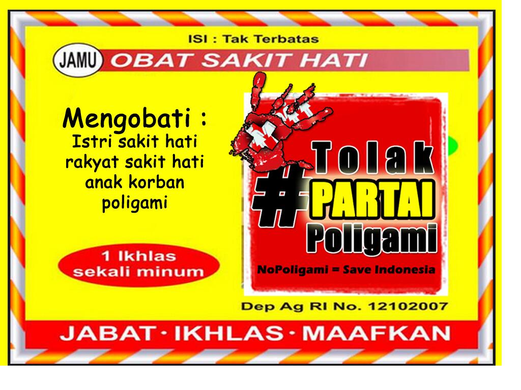 Negara Lucu Twitter Partaisocmed Tolakpartaipoligami Poligami Hanya Akan Menambah Sakit Hati Mari Obati Dengan Http Tco Xe4uzbmjsg