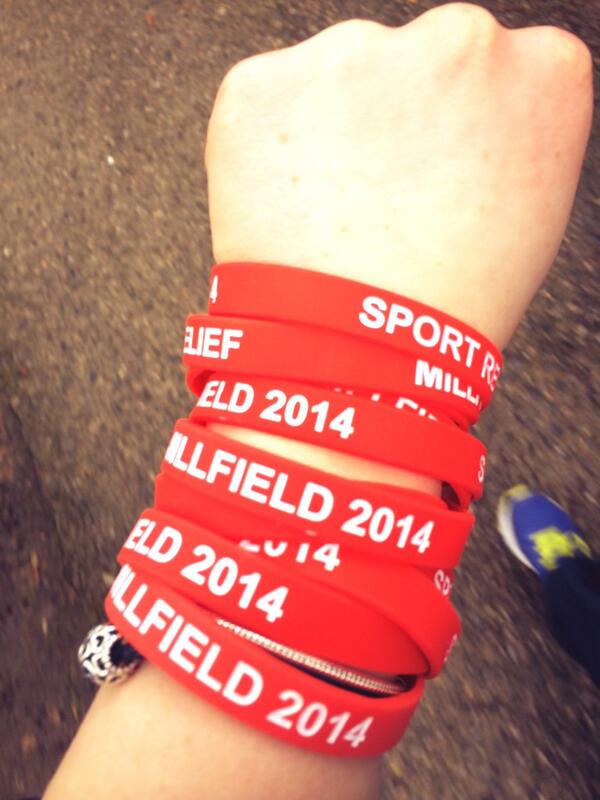 MillfieldMile's tweet photo. Make sure you bring cash to the track to get you're millfield mile wristband #millfieldmile #sportsrelief #charity http://t.co/76Fzq5W2AD