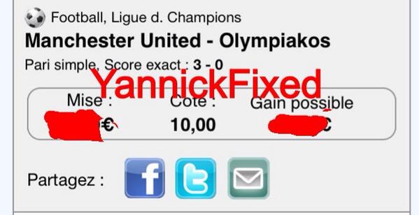 YannickFixed's tweet image. Ticket il y a 2 jours seulement ... Côte à 10,00. #YannickFixed #BetClic #ParionsSport