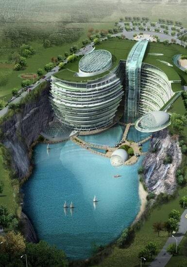 _Paisajes_'s tweet photo. Lo que ven a continuación, es el Hotel Songjiang en Shanghai (China). http://t.co/6Ez6VPiW85