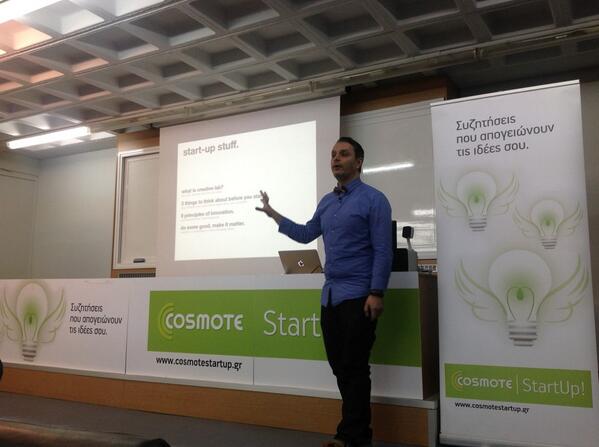 tizU_App's tweet image. Steve is rocking the stage! @COSMOTEStartUp @stevevran #inspiration #motivation #sparktalk #startups #incubator