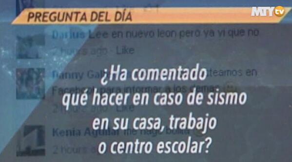 nmasmonterrey's tweet photo. #VIDEO Comentan sobre sismos http://t.co/mPU7QGBTLP http://t.co/PhZ5ah1TLV