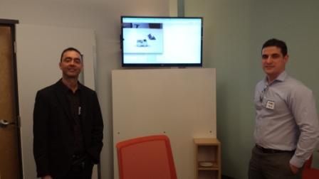 OTTN's tweet photo. @uOttawaGenie Prof Laganière  shows results of @uOttawa + @YOUiLabs collaboration: gr8 partnership according to both http://t.co/bZkMQO70wR