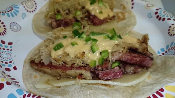 AudieOnAir's tweet image. A little twist on a "new original!" #spicy #girlswhocook #lunchwin