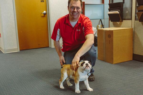RCACommercial's tweet photo. Mody may not be Nipper or Chipper, but we think he is adorable! http://t.co/1HHtkjlL5g