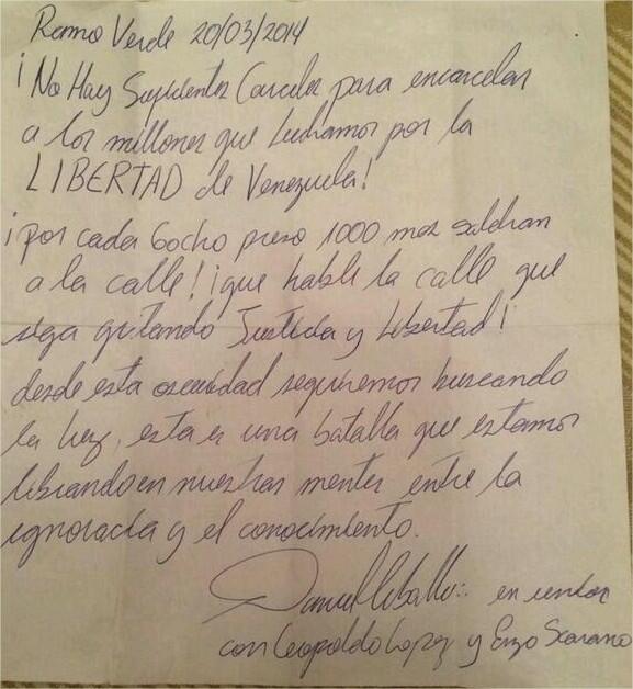 UNoticias's tweet photo. No hay suficientes cárceles para los millones que luchamos por libertad, dice @Daniel_Ceballos http://t.co/HN2f7PqdUO http://t.co/kty9bT7AU1