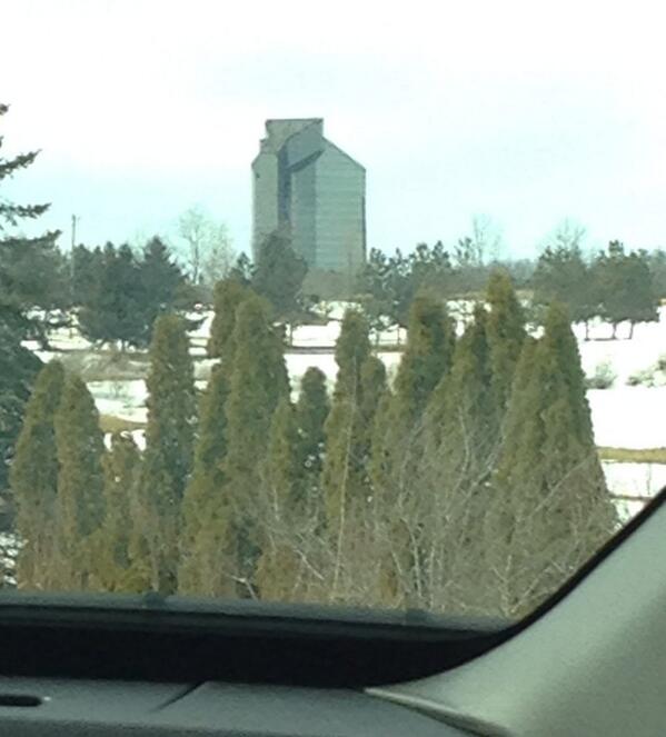 That's a water tower.....