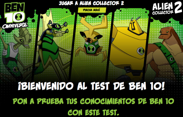cartoonnetworke's tweet photo. Veamos cuanto sabes sobre Ben 10... ;)
'TEST BEN 10'.
http://t.co/Vdn8WOfHNu
#AlienCollector http://t.co/2rL519SVXg