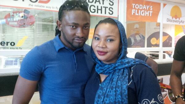 princessrukky's tweet photo. @SirUTI Oga Uti, Nyc snapping with u today... how was ur trip? http://t.co/QrRFWINRYH