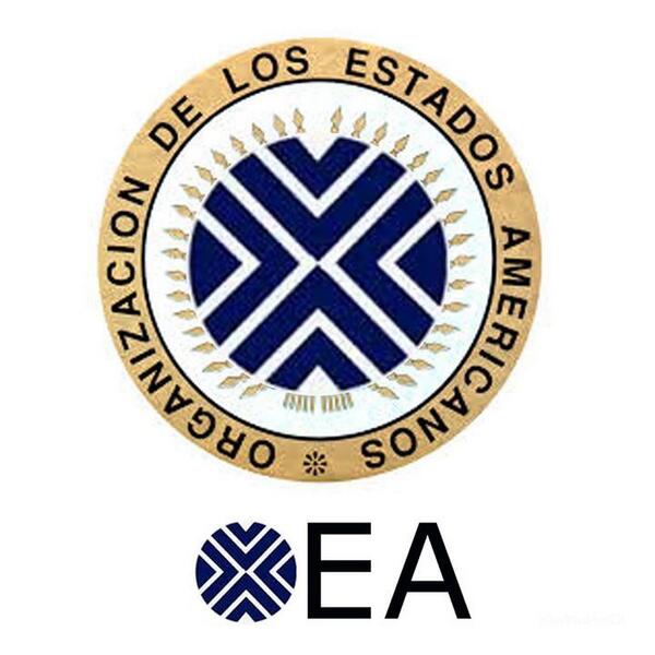 nelsonbocaranda's tweet photo. ¿ES ÉSTE EL NUEVO LOGO DE LA OEA PRESENTADO POR LOS SOCIOS DE PETROCARIBE?. COMPROBADO HOY http://t.co/EBgRQZVgF3