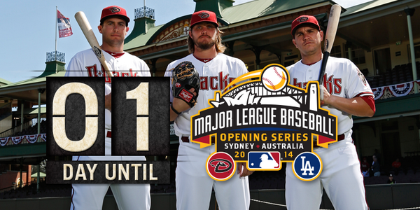 VisaliaRawhide's tweet photo. Tomorrow, the @Dbacks open the MLB season in Sydney; at least 2 Visalia alums will feature prominently! #TeamDbacks http://t.co/yG2j65hF1q