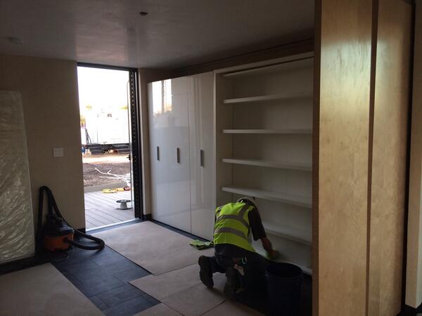 ASUNMteam's tweet image. The interior of #SHADE is coming along nicely! One day left until @ClintonGlobal at #PHXRenews #PHX