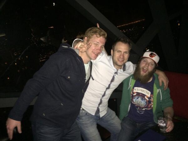 jschidlowsky's tweet photo. So long San Fran!  It's been a slice.  Top of the marriott was pretty rad last night. http://t.co/5UpHI3Gc9j