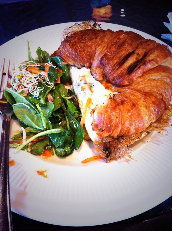 Also got my free, super delicious OMG croissantwich from <a href="/NorbertsFood/">Norbert's Good Food</a>, thanks to <a href="/GetGiftedHFX/">GetGifted Halifax</a>! #RedeemedIt