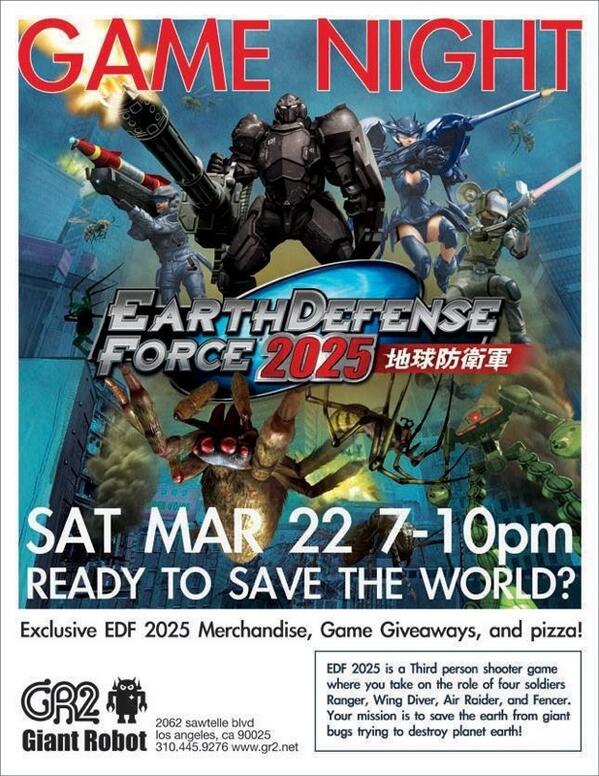 Earth Defense Force tweet media