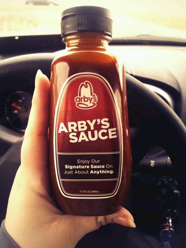 RedKitten23's tweet image. Just when you think Arby's can't get any better... They now offer their signature sauce in a squeeze bottle for 1$