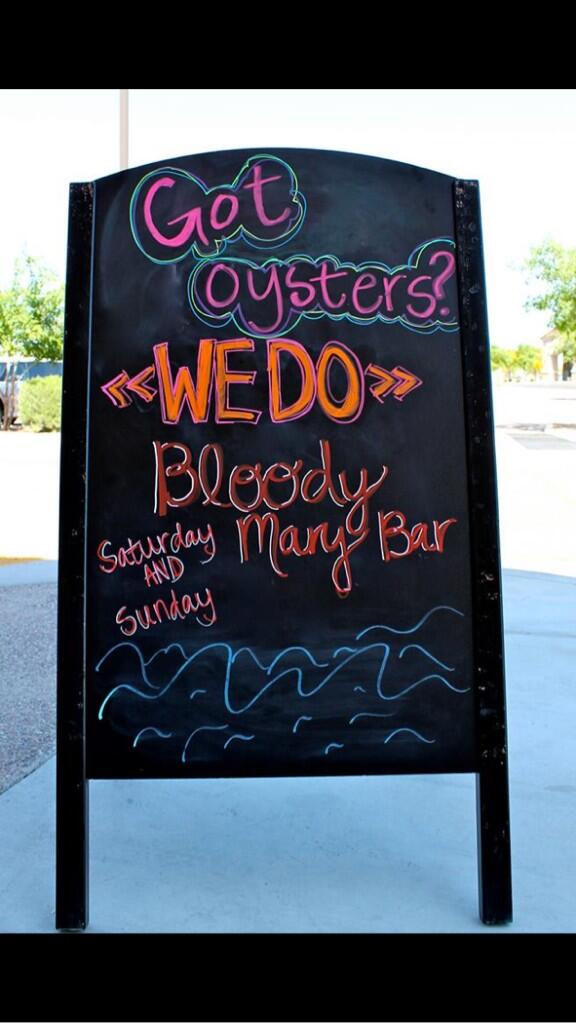 hightidegilbert's tweet photo. Saturday and Sunday 11-3.  Do it. #bloodymary #daydrinking #hightide #gilbertaz #createyourown http://t.co/dAHT7qat9w