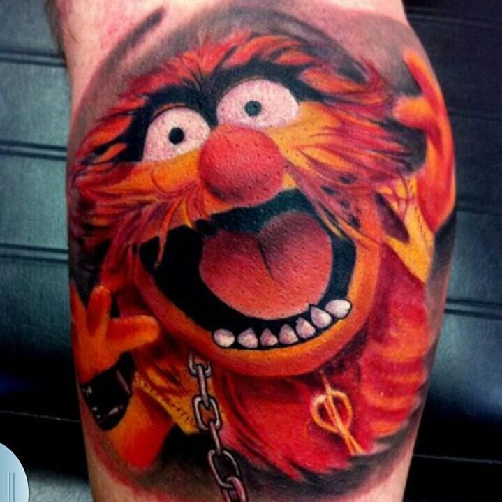 Animal from the Muppets  Tiertattoos Disney tattoos Körperkunst tattoos