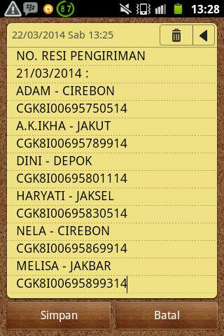 VIPvanStore's tweet photo. No. Resi pengiriman 21/03/2014 http://t.co/enJXEorySh