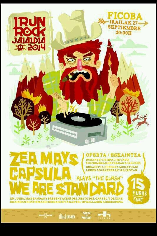 Primeros nombres para el #IrunRock2014 <a href="/zeamaysrock/">Zea Mays</a> @capsula_band <a href="/wearestandard/">Fertility Online</a> 27 de sept <a href="/FicobaFundazioa/">Ficoba</a> "