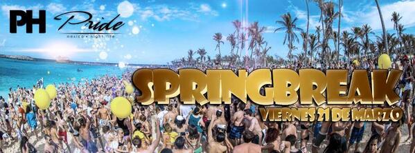 PH_PRIDE_MundoE's tweet photo. Te esperamos a partir de las 10pm "SPRING BREAK PARTY  @PH_PRIDE_MundoE " DJ Invitado @Bsno #SpringBreakFlashers http://t.co/J7FSTSdflQ