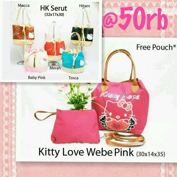 DessyLiah's tweet image. Tas serba 50rb #cariproduk #tashellokitty #tas #hellokitty
